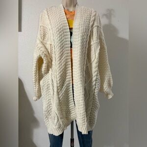 Altard State Cozy Cream Chunky Knit Sweater Small
